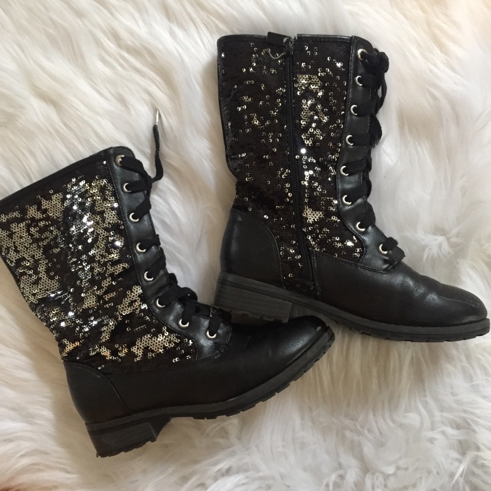 MICHAEL Michael Kors Combat Boots - Kids